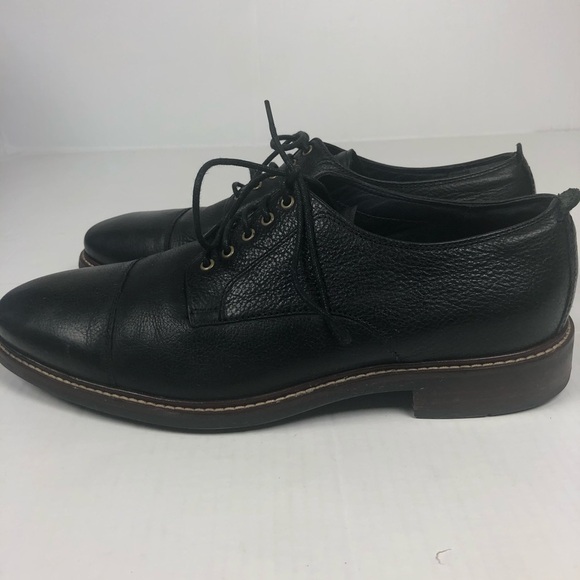 Cole Haan Men Watson Cap Toe Oxford -Black Sz 10.5